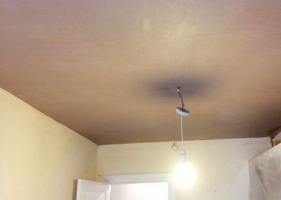 plastered sound proof ceiling